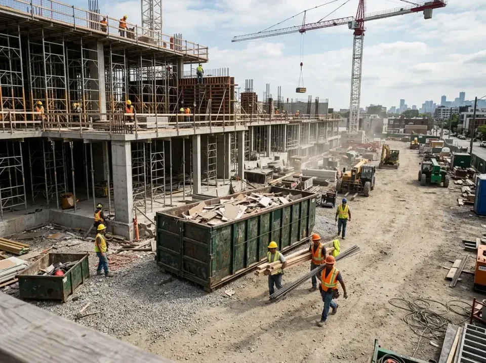commercial-construction-site-w-002 — frequently asked questions, Low Cost Construction Dumpster Rental in North Royalton, OH